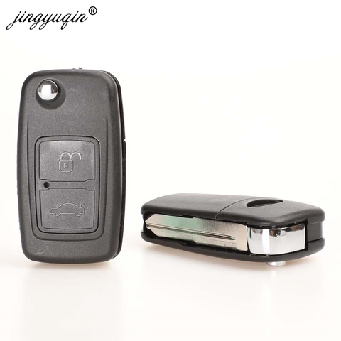 jingyuqin for CHERY A5 FULWIN TIGGO E5 A1 COWIN EASTER Car Key Case 3 Buttons Modified Remote Key ABS Shell ► Photo 1/5