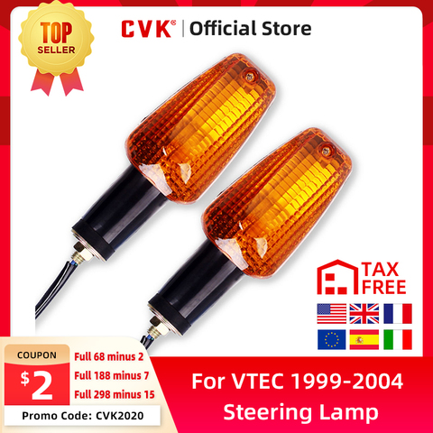 CVK 1 Pair steering lamp Cornering Turn Signals Indicator Light Front And Rear For HONDA CB400 1999-2004 CBR919 Hornet900 CB1300 ► Photo 1/6