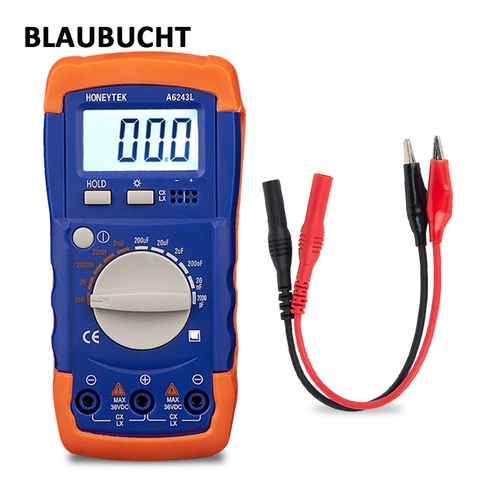 A6243L Professional Digital LCR Meter 2000pF-200uF 2mH-20H Capacitor Inductance Meters Tester electrical measuring instruments ► Photo 1/6