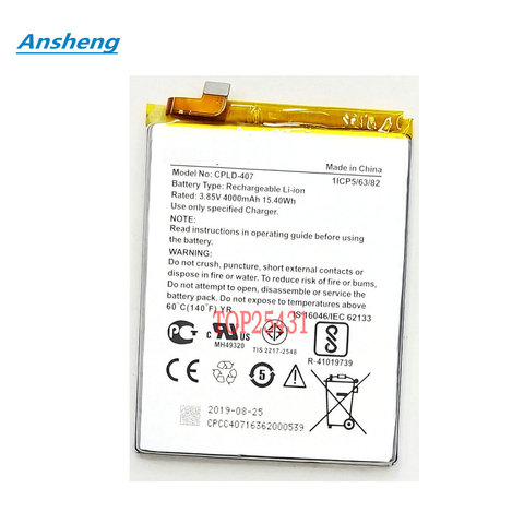 Original High Quality 4000mAh battery for Coolpad CPLD-407 Smart phone ► Photo 1/1