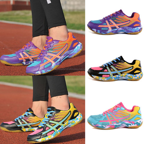 Anti-Slippery Tennis Shoes Anti-slipper Mens Womens Outdoor Sports Badminton Tennis Sneakers Breathable Training Athletic Shoes ► Photo 1/6