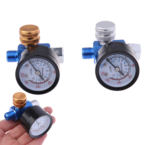 1/4NPT HVLP Spary Gun Regulator Air Pressure Gauge Regulator For Spray Gun ► Photo 1/6