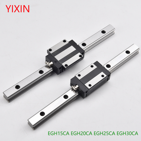 Heavy Linear Rail Slide EGH15 EGH20 EGH25 EGH30 L100 300 600 800mm EGH15CA Linear Guide with Block Carriage CNC 3D Print Part ► Photo 1/6