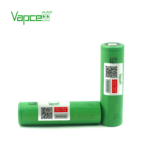 Vapcell 100% original 18650 2500mAh 25A rechargeable li-ion battery VTC5A 18650 and batteries button top ► Photo 1/3