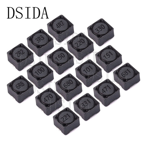 10PCS 12*12*7mm Power Inductance CD127R Shielded inductor SMD power inductor 4.7UH 6.8UH 10UH 15UH 22UH 33UH 47UH 68UH 100UH ► Photo 1/4