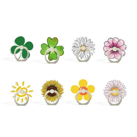 Cartoon Sunflower Lucky Flower Phone Finger Ring Mobile Phone Stand Holder For iPhone Huawei Acrylic Phone Holder All Smartphone ► Photo 1/6