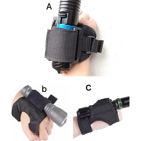 2022 New Underwater Scuba Diving Dive LED Torch Flashlight Holder Soft Black Neoprene Hand Arm Mount Wrist Strap Glove drop ship ► Photo 1/6
