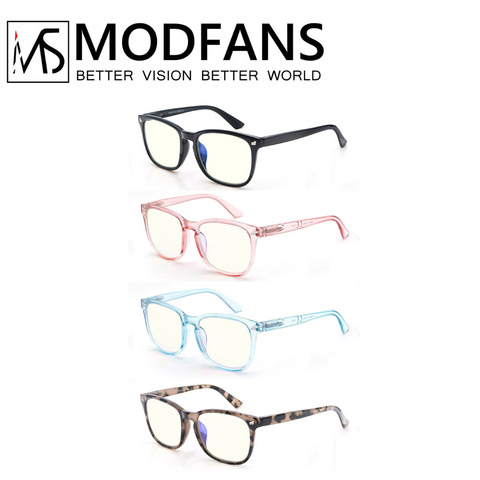 Anti Blue Light Blocking Reading Glasses Mens Women Square Reader EyeGlasses Stylish Lady's Computer Glasses Diopter +0 to+4.0 ► Photo 1/6