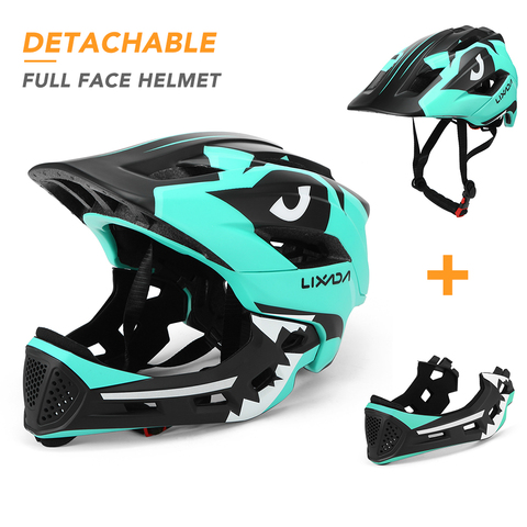 Lixada Motorcycle Children Helmet Kids Detachable Full Face Helmet Children Sports Safety Helmet for Cycling Skateboarding ► Photo 1/6