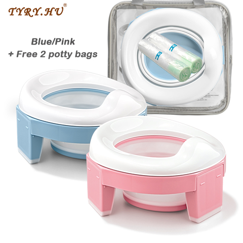 Portable 3 in 1 Baby Potty Training Seat Multifunctional Kids Potty Chair Toddler Toilet Training Seats 2colors ► Photo 1/6