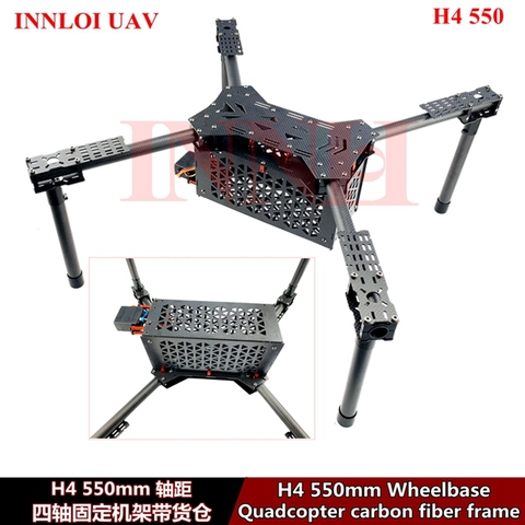 DIY H4 550mm 4-Axis Carbon Fiber fixed Frame for 4-rotors Quadcopter frame body FPV Frame shell [INNLOI UAV ] ► Photo 1/1