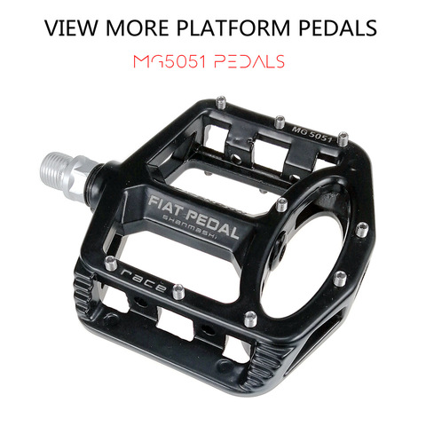 SHANMASHI MG 5051 2PCS Cycling Bike Magnesium Alloy Pedals Flat Bicycle Pedals Racing Anti -slip Lightweight  MTB Road Bike Peda ► Photo 1/6