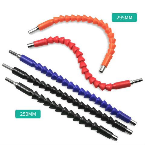 250mm/295mm Snake Flexible Shaft Hex Flex Electric Drill Universal shaft Extention Magnetic Screwdriver Bit Holder Connect Rod ► Photo 1/3