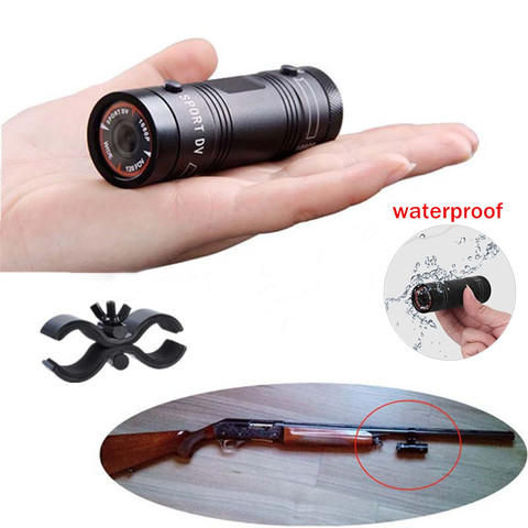 Camcorder Mini Video Recorder For Outdoor Hunting Metal Helmet Camera HD 1080P Torch Gun Camera Head Cam Bullet Multifunction DV ► Photo 1/6