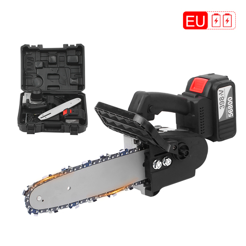 Portable 21V Electric Brushless Cordless Chainsaw Pruning Chain Saw Kit with Carry Box for Tree Felling and Firewood Cutting ► Photo 1/6