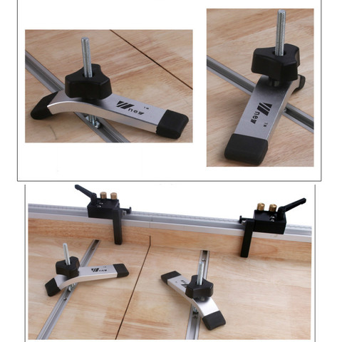 Woodworking T-slot Slide Track Aluminium Alloy T-tracks Miter Track for Woodworking Saw/Router Table Workbench Tools Type-19 ► Photo 1/6