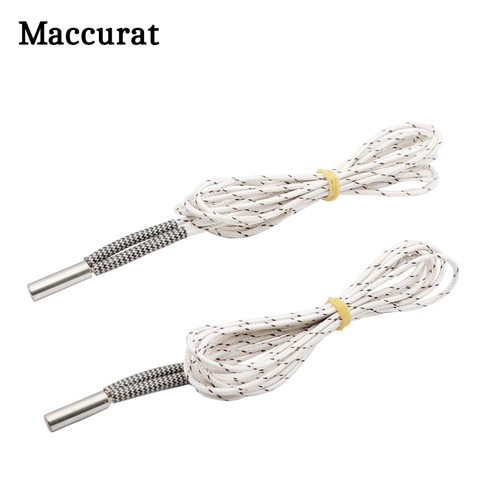 Maccurat Heating tube 6*20mm 12V 24V 50W Ceramic Cartridge Heater 1M 2M Reprap&Mendel For V6 J-head Extruder 3D printer part ► Photo 1/6