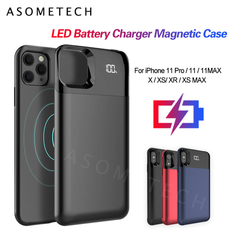 Battery Charger Case For iPhone 11 11 Pro Max Back Cover 5000mAh Charging Powerbank Case For iPhone X XS XR XS Max Battery Case ► Photo 1/6