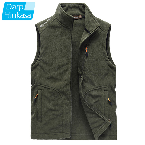 Men Warm Fleece Vest Jacket 2022 Winter New Hooded Sleeveless Waistcoat Autumn Fashion Casual Vest Waistcoat Jacket Men ► Photo 1/6