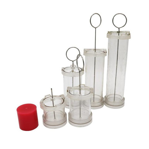 4/6/8/10cm DIY Cylinder Pillar Candle Handmade Craft Making Mold Mould Tool Set ► Photo 1/6