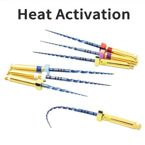 Dental endo files taper dental rotary  needle accessories files endodontic files Use for Root canal cleaning heat activation ► Photo 1/6