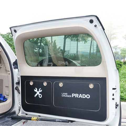 For Toyota Land Cruiser Prado 150 J15 2010 2011 2012 2013 2014 2015 2016 2017 2022 Rear Door Kick Pad Accessories ► Photo 1/6