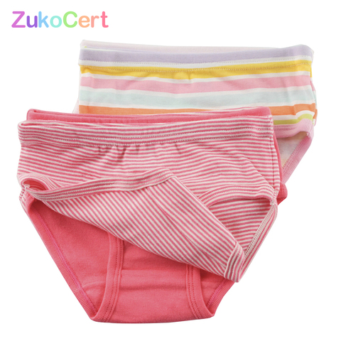 ZukoCert 6 Pcs/Lot Cotton Kids Underwear Boys Girls Baby Briefs High Quality Organic Short Panties For Children's Clothing 2-8 Y ► Photo 1/6