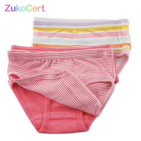 ZukoCert Cotton Briefs for Girls Panties Underwear Kids Candy