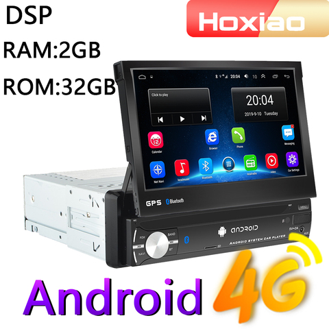 4G Android 8.1 1 Din Car Radio Multimedia Video Player for Nissan Toyota Lada Kia Suzuki Volkswagen Navigation GPS Audio 1Din ► Photo 1/6