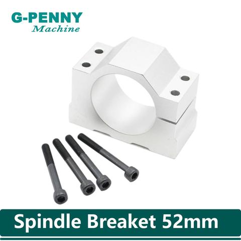 52mm Spindle motor fixture  aluminum Clamping Bracket 52mm aluminium amount bracket  For CNC Woodworking spindle motor! ► Photo 1/6