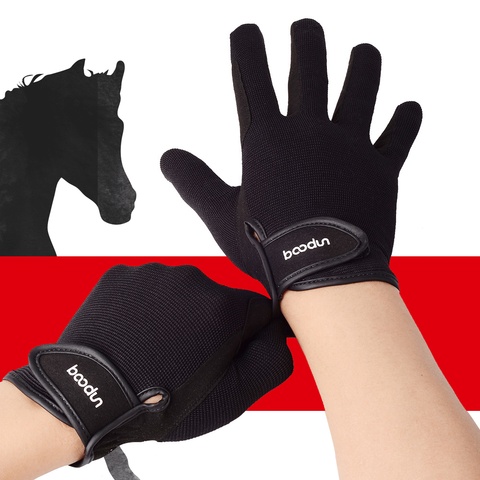 2022 Hot Equestrian Riding Gloves Unisex Professional Wear-resistant Anti-skid Horse Racing Baseball Softball Sports Gloves ► Photo 1/6