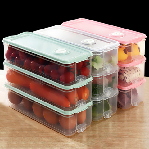 Kitchen Plastic Food Vegetable Storage Container Organizer Fridge Storage  Box Food Containers Small Refrigerator Storage Boxes - Price history &  Review, AliExpress Seller - HongKong BestLife General Merchandise Co., Ltd