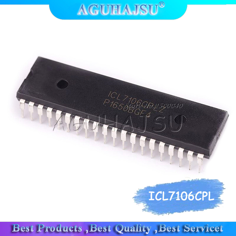 1PCS  ICL7106CPL ICL7106 DIP40 A/D converter display driver ► Photo 1/1