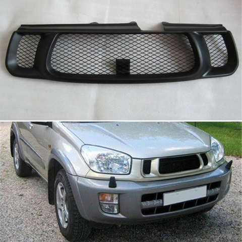 Body Kit Front Bumper Cover Refitting Grill Accessories Carbon Fibre Racing Grille Use For Toyota RAV4 2001 2002 2003 Year ► Photo 1/5