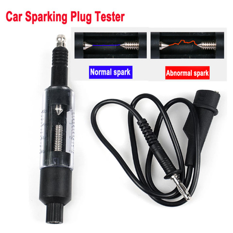 Newest Flashover Gauge Car Sparking Plug Tester Spark Plug Checker Ignition System Coil Engine In Line Auto Repair Test Tool ► Photo 1/6