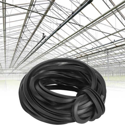 4M/10M/18M Black Greenhouse Rubber Strip Line Cable Greenhouse Accessories Supplies for Glass Sealing Greenhouse Tool ► Photo 1/6