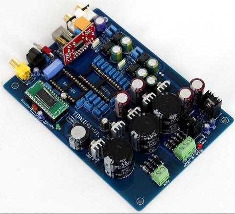 CS8412+NE5534 YJ00122-TDA1541 Fiber Coaxial Decoder Board (With USB, not includingTDA1541and SAA7220 IC) ► Photo 1/4