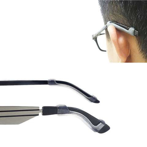 1Pair Glasses Sunglasses Slip Sets Glasses Leg Cover Anti Slip Silicone Ear Hook Temple Tip Holder Hook Eyeglasses Accessories ► Photo 1/6