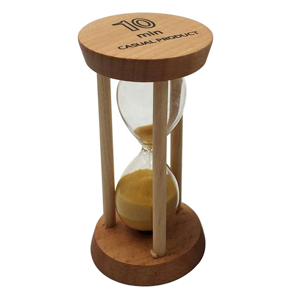 30 Minutes Wooden Blue Sand Egg Timer Decorative Hourglass Kitchen Cooking 
