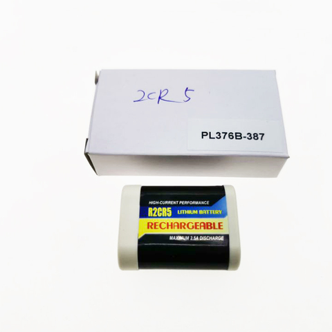 NEW 2CR5 Camera battery 2CR 2CR5 6V 500mah  Digital camera Rechargeable  lithium batteries Li-ion battery ► Photo 1/4