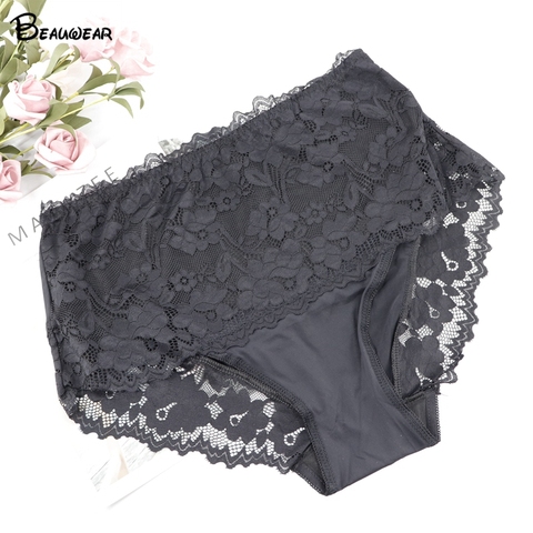 Seamless Sexy Lace Briefs Solid Underwear