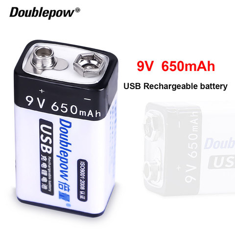 Lithium Ion Batteries  Rechargeable Batteries - 9v Rechargeable Battery  650mah Usb - Aliexpress