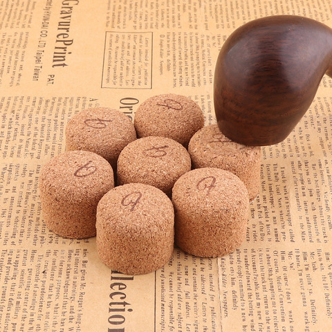 2Pcs Smoking Accessories Wood Smoking Pipe Cork Knockers Tobacco Pipe Soft Wooden Cork Stopper Cleaning Tool Paste Ashtray ► Photo 1/6