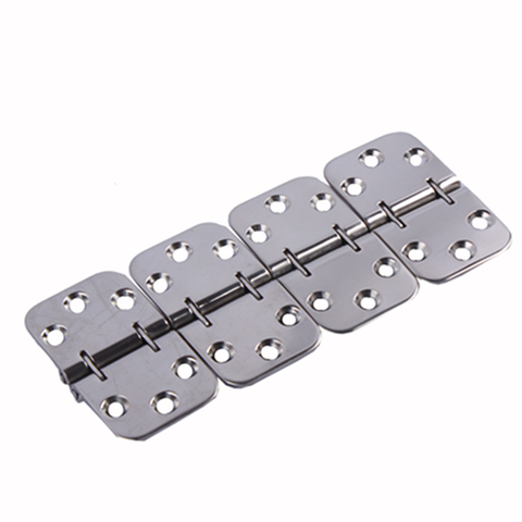 4 pieces Marine hardware Flush Hinges 316 Stainless Steel Door Hinges Polished Silver for Boat Marine Door Compartment ► Photo 1/6