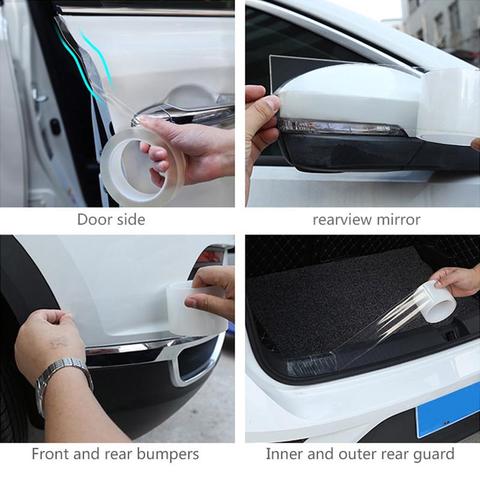 Universal Car Anti-collision Strip Nano Tape Scratchproof Car Threshold Transparent Film Door Edge Rim Protective Car Stickers ► Photo 1/6