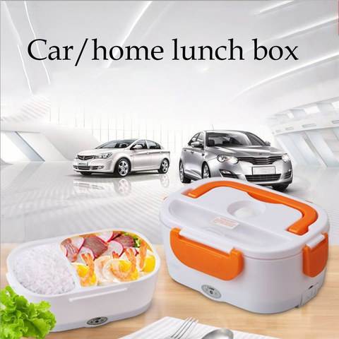 12V/24V 110V 220V Home Car Truck Mini Rice Box Heating Electric Lunch Box Portable Steamer Food Container Thermal Boxes ► Photo 1/4