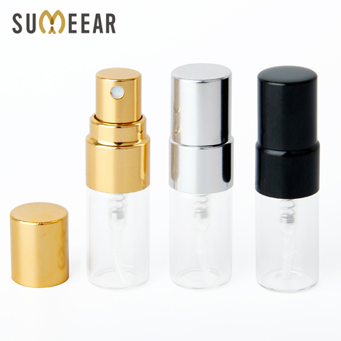 100Pieces/lot 2ml Mini Refillable Perfume Bottle For Sample Spray Bottle Metal Atomizer Portable Travel Gift Cosmetic Container ► Photo 1/6