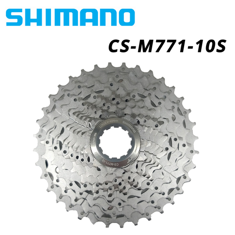 shimano Deore XT CS-M771-10 11-36T 11-32T 11-34T 10S Cassette Sprockets 10 Speed MTB Freewheel M7000 M8000 HG701 HG62 Bike Parts ► Photo 1/5