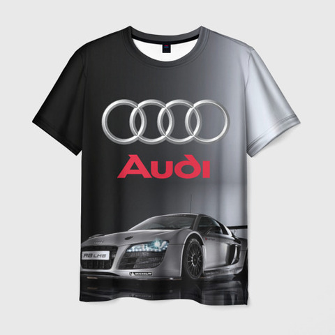Men's T-shirt 3D silver Audi ► Photo 1/2
