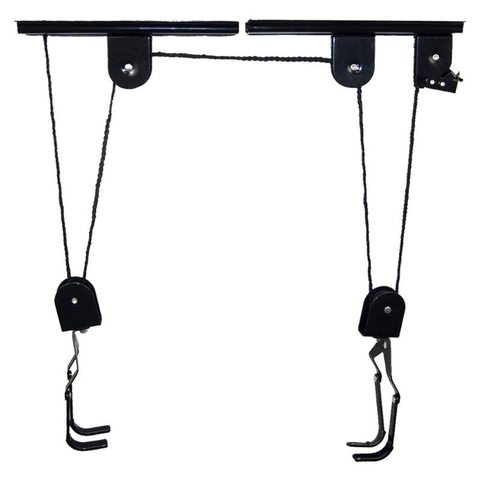 Bike Bicycle Lift Ceiling Mounted Hoist Storage Garage Hanger Pulley Rack Bicycle Accessories Lift Assemblies ► Photo 1/6